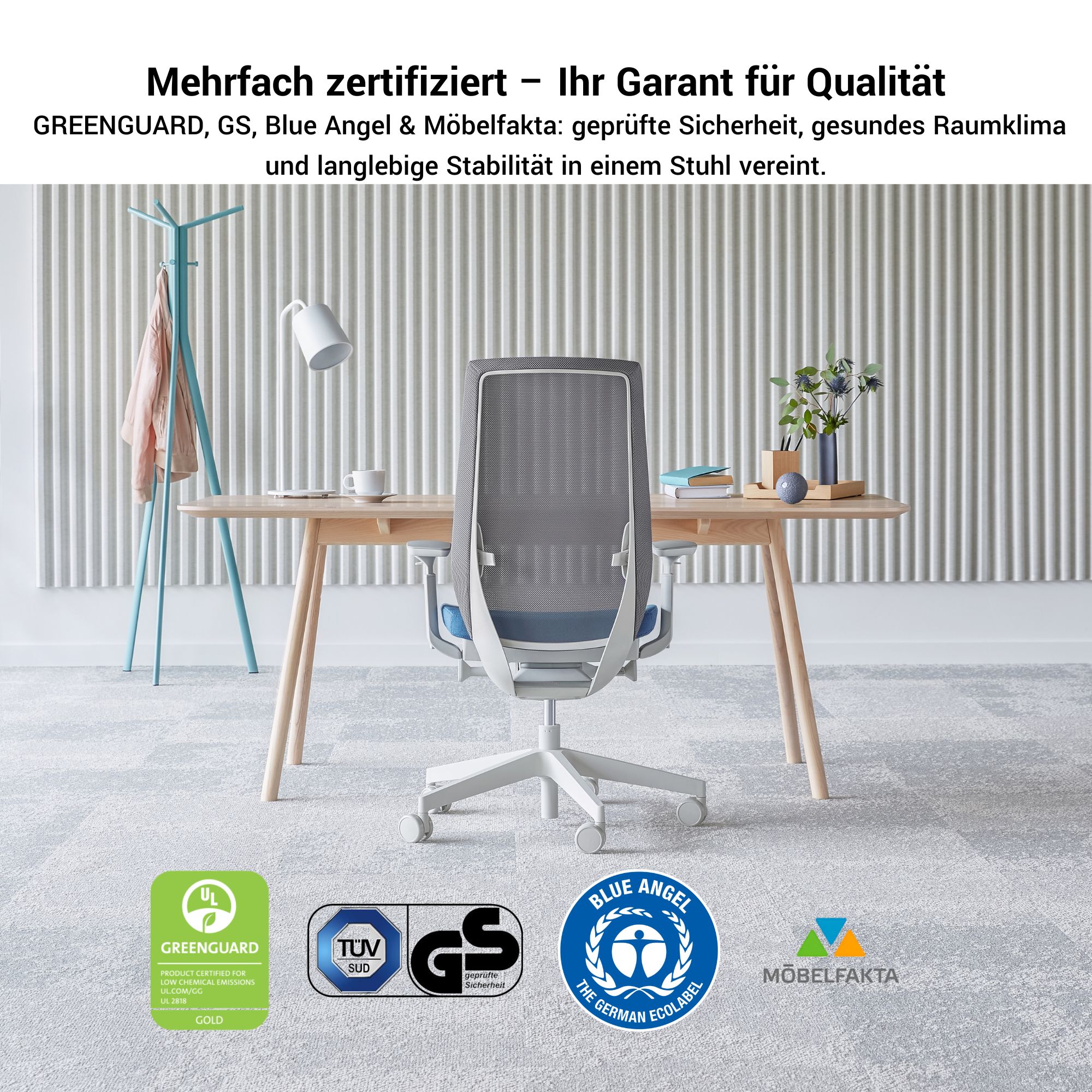 profim - AccisPro Bürodrehstuhl | Synchronmechanik, SmartHPS, Netzrücken, 4D-Armlehnen - 10 Main Image