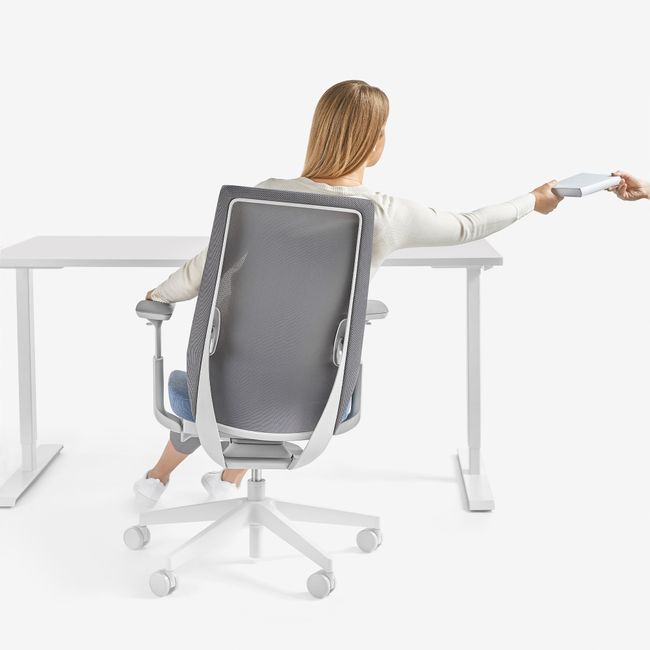 profim - AccisPro Bürodrehstuhl | Synchronmechanik, SmartHPS, Netzrücken, 4D-Armlehnen