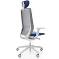profim - AccisPro Bürodrehstuhl | Synchronmechanik, SmartHPS, Netzrücken, Kopfstütze
