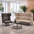CALDERIS Lounge-Sessel | 4-Fuß-Gestell, Ein- oder Zweisitzer - 7 Thumbnail Image