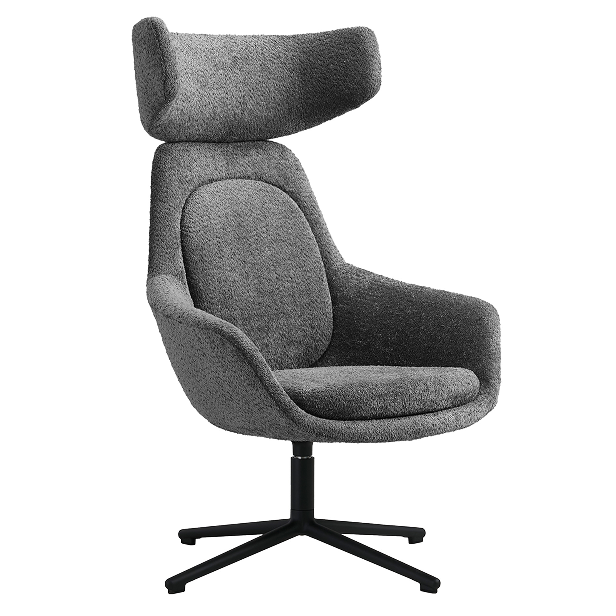 Fauteuil CALION | Piètement en étoile, capacité de charge jusqu'à 150 kg, versions basse et haute - 6 Main Image