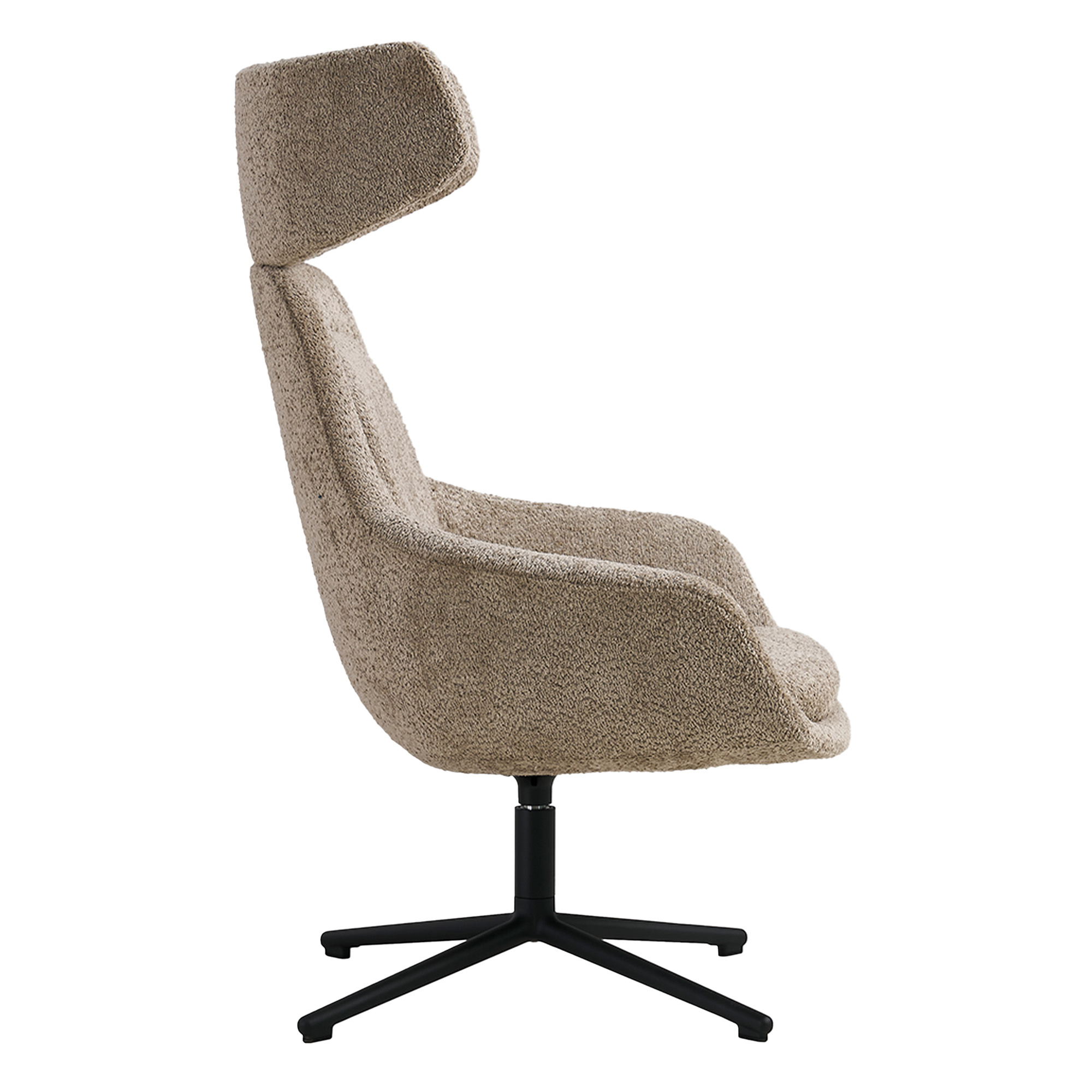 Fauteuil CALION | Piètement en étoile, capacité de charge jusqu'à 150 kg, versions basse et haute - 4 Main Image
