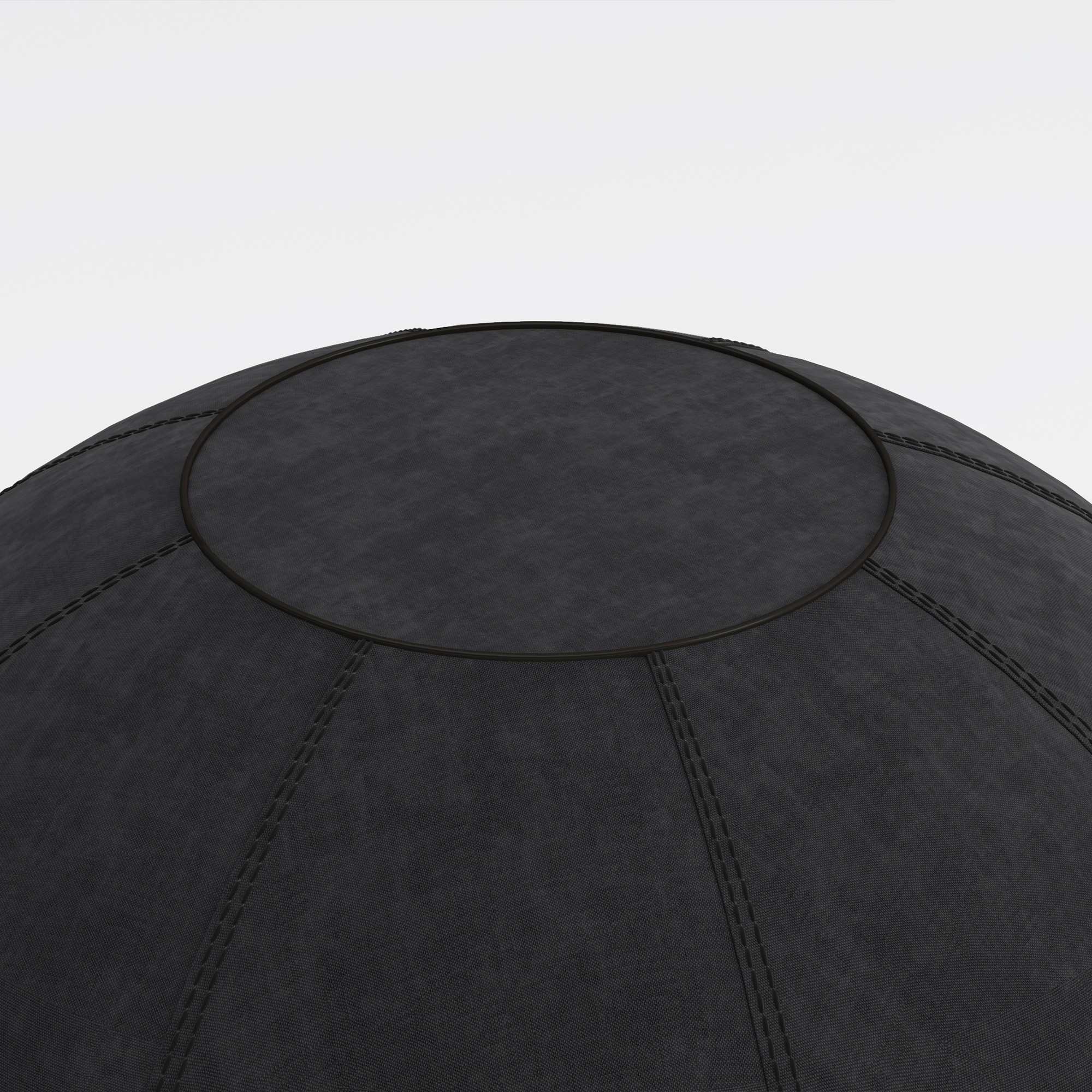 ERGOBALL Exercise Ball | 650 mm diameter, with handle, black - 5 Main Image