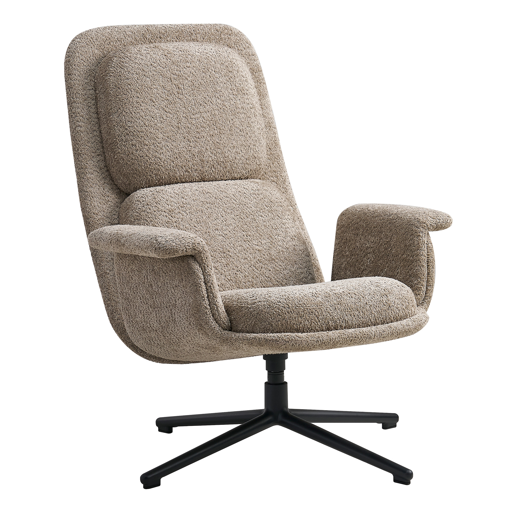 Fauteuil lounge VELANO | Piètement en étoile, charge maximale de 150 kg - 1 Main Image