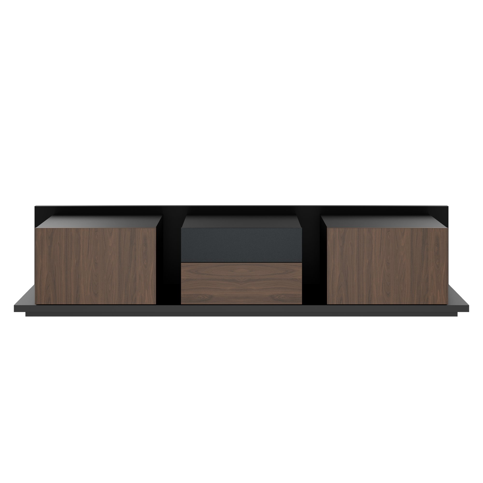 SORANO Lowboard | 2400 x 525 mm, Türen mit Push-to-Open - 3 Main Image