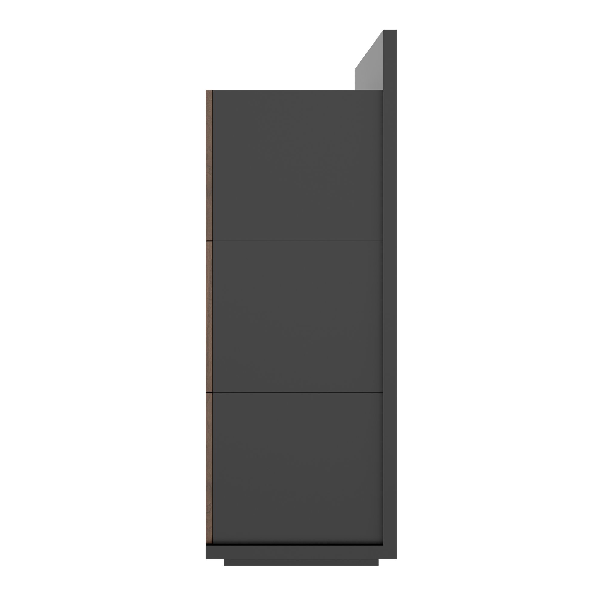 SORANO Highboard | 1610 x 1450 mm, Türen & Schubladen mit Push-to-Open - 4 Main Image