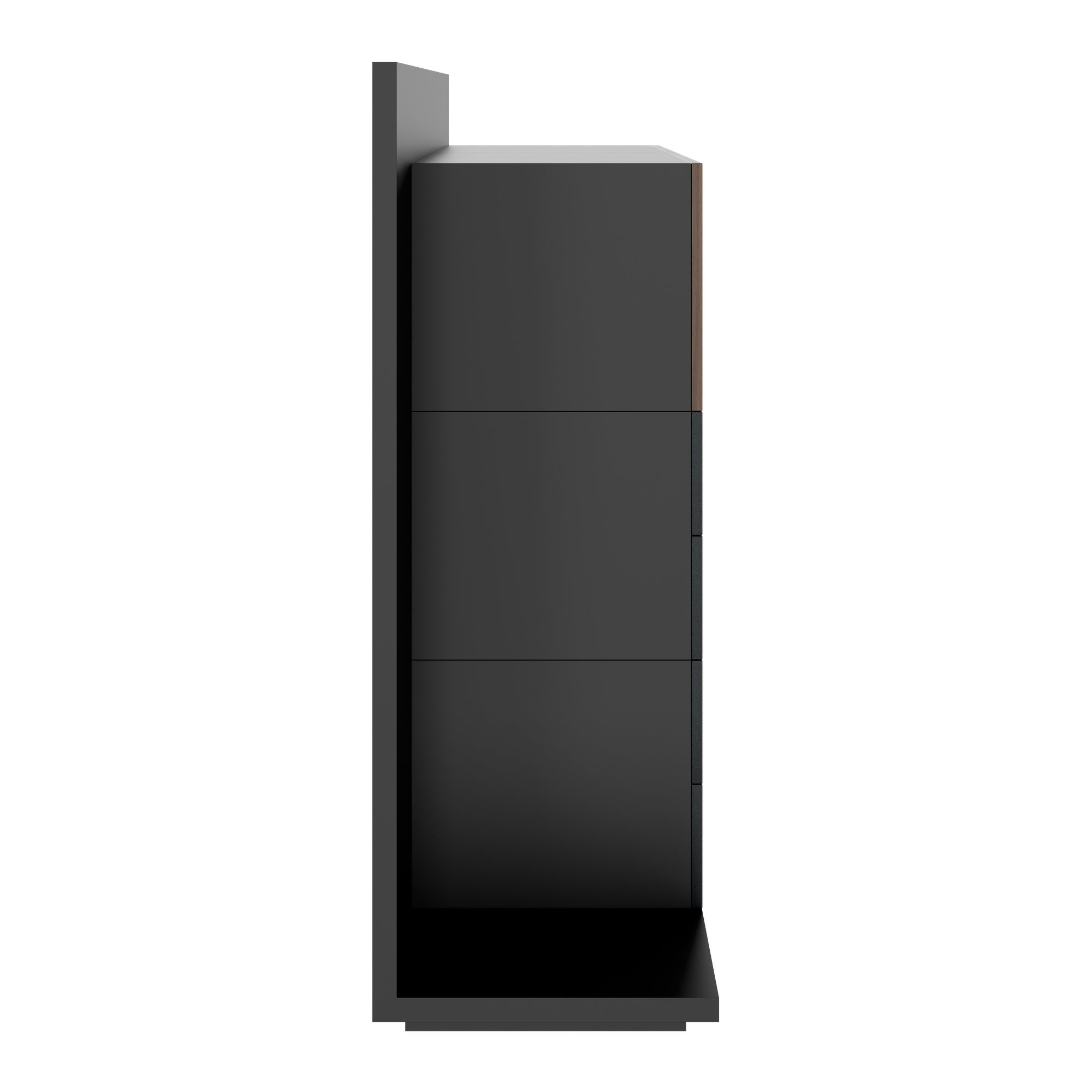 SORANO Highboard | 1610 x 1450 mm, Türen & Schubladen mit Push-to-Open - 5 Main Image