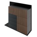 SORANO Highboard | 1610 x 1450 mm, Türen & Schubladen mit Push-to-Open