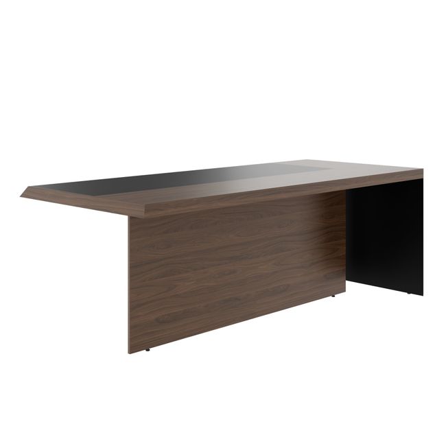 SORANO Chefschreibtisch | 2100 x 730 mm, Seitenwange mit Standfuß