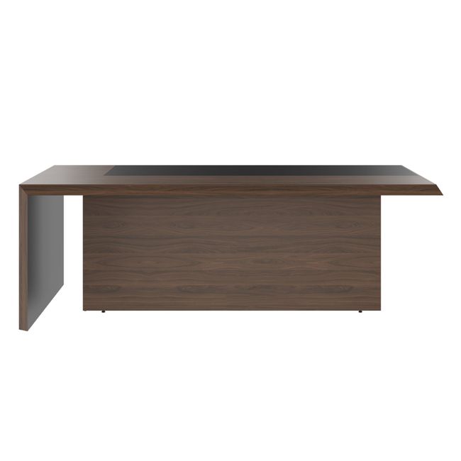 SORANO Chefschreibtisch | 2100 x 730 mm, Seitenwange mit Standfuß