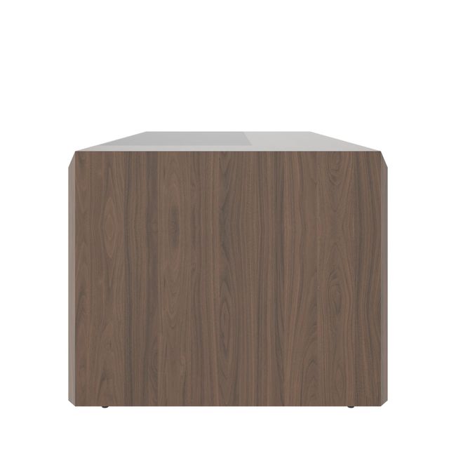 SORANO Chefschreibtisch | 2100 x 730 mm, Seitenwange mit Standfuß