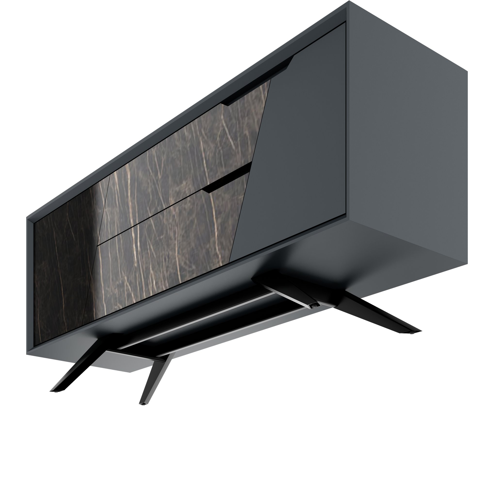 VYND Lowboard | 1800 x 780 mm, Quarzfront, Metallbeine, Schubladen - 8 Main Image