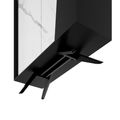 VYND Highboard | 1200 x 1470 mm, Quarzfront, Metallbeine, Türen mit Push-to-Open