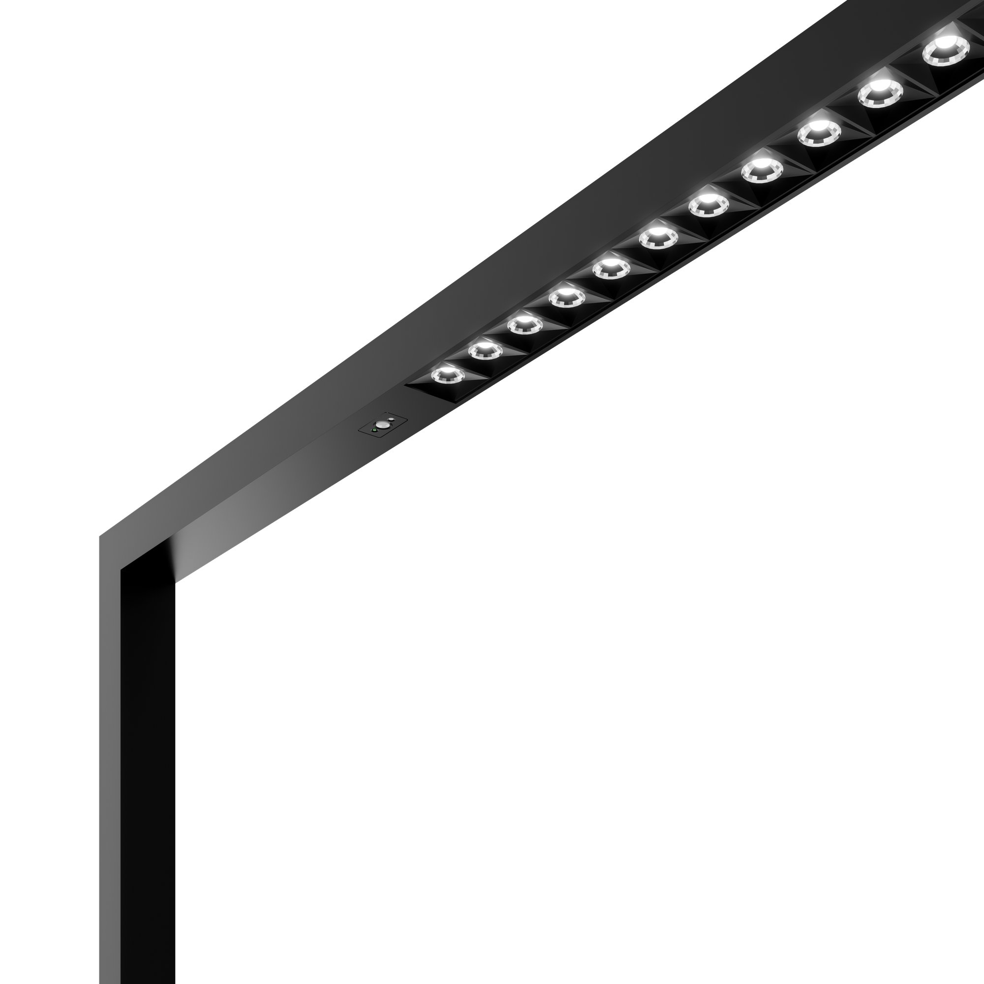 Lampe de bureau sur pied AURORA DUO | 1250 x 1960 mm, 12 244 lumens, Tunable White, éclairage HCL - 6 Main Image
