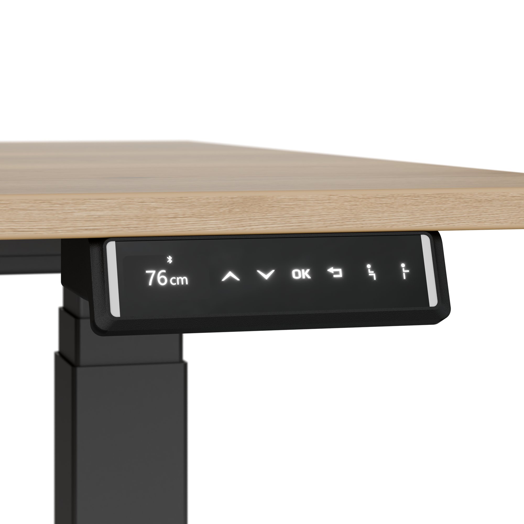 ART Executive Desk | 2000 x 900 mm, electrically height-adjustable, wild oak - 5 Main Image