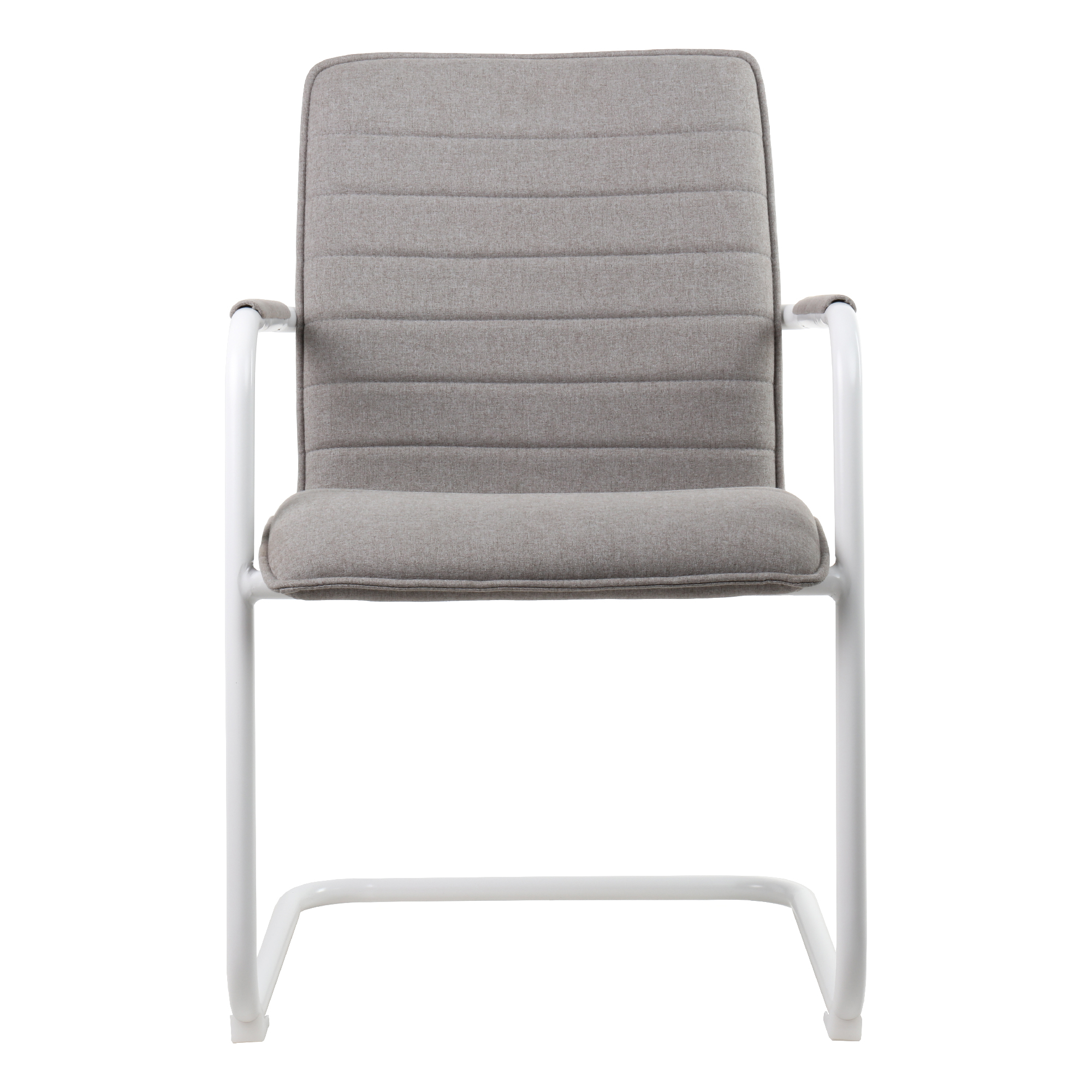 SILVIE Cantilever Chair | Fixed armrests, upholstered seat - 2 Main Image