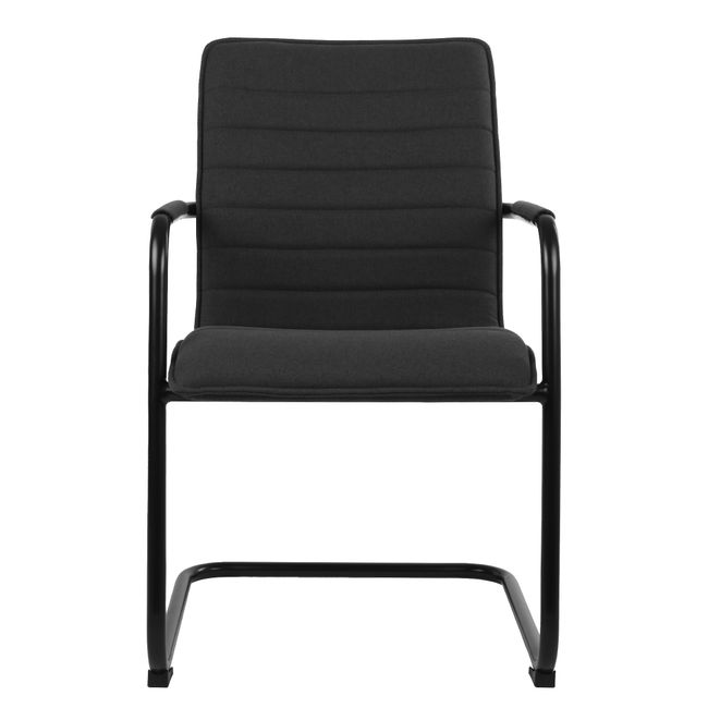 SILVIE Freischwinger | Feste Armlehnen, gepolsterte Sitzfläche