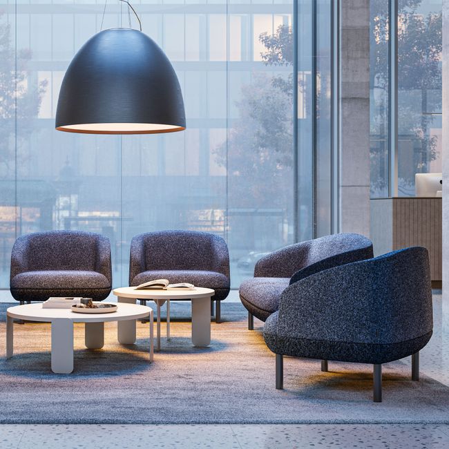 KOPA Lounge-Sessel | Metallbeine oder Echtholz-Gestell, über 100 Farben