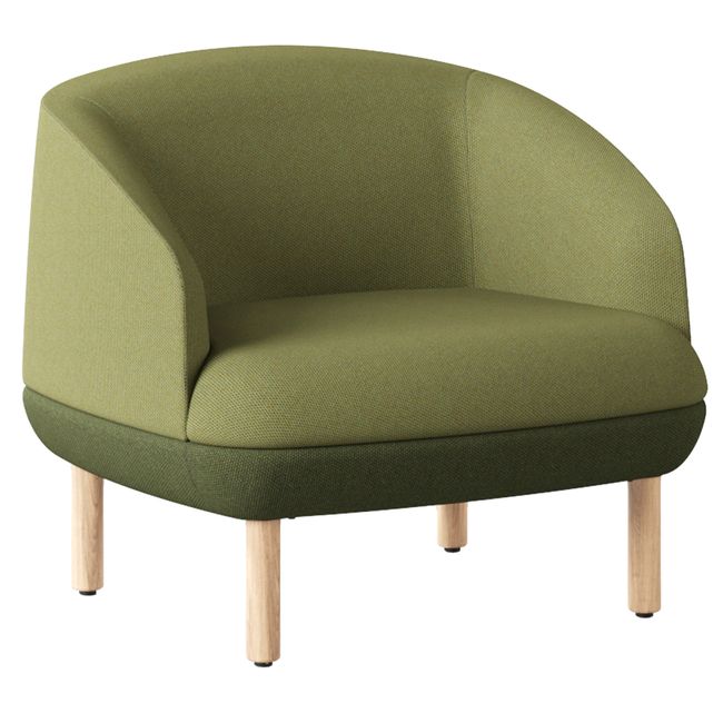 KOPA Lounge-Sessel | Metallbeine oder Echtholz-Gestell, über 100 Farben