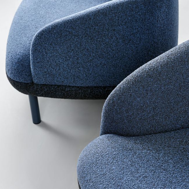 KOPA Lounge-Sessel | Metallbeine oder Echtholz-Gestell, über 100 Farben