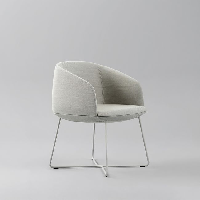 KOPA Konferenzstuhl | Metallgestell Sled, über 100 Farben