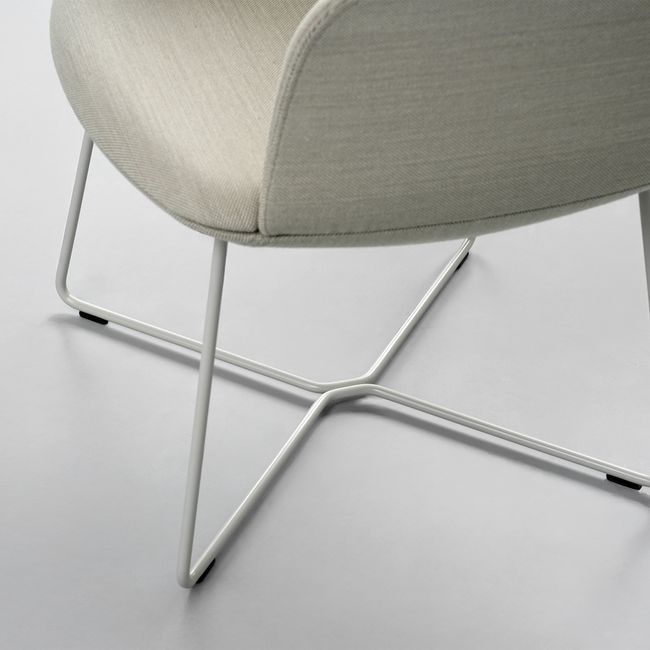 KOPA Konferenzstuhl | Metallgestell Sled, über 100 Farben