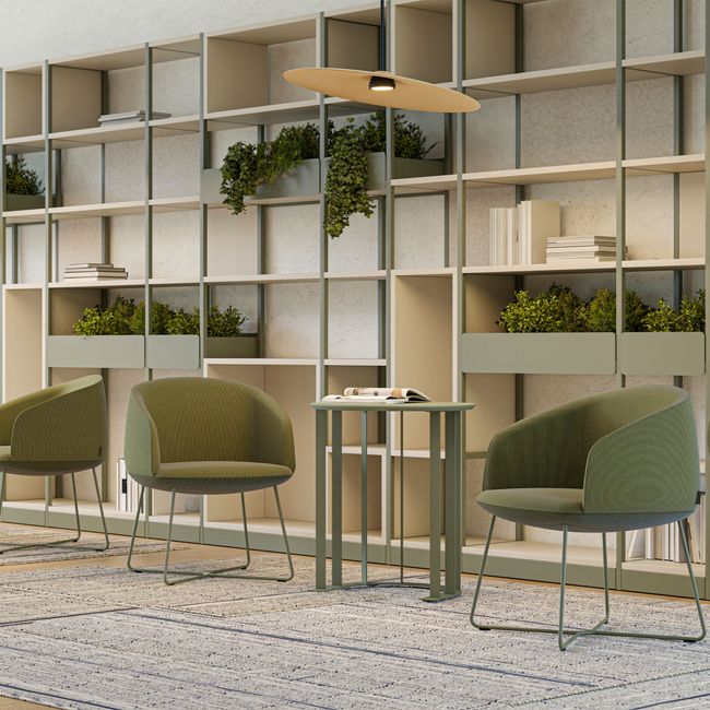 KOPA Konferenzstuhl | Metallgestell Sled, über 100 Farben