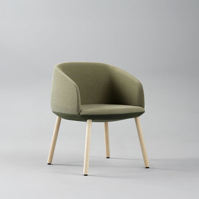 KOPA Konferenzstuhl | Echtholzgestell, über 100 Farben