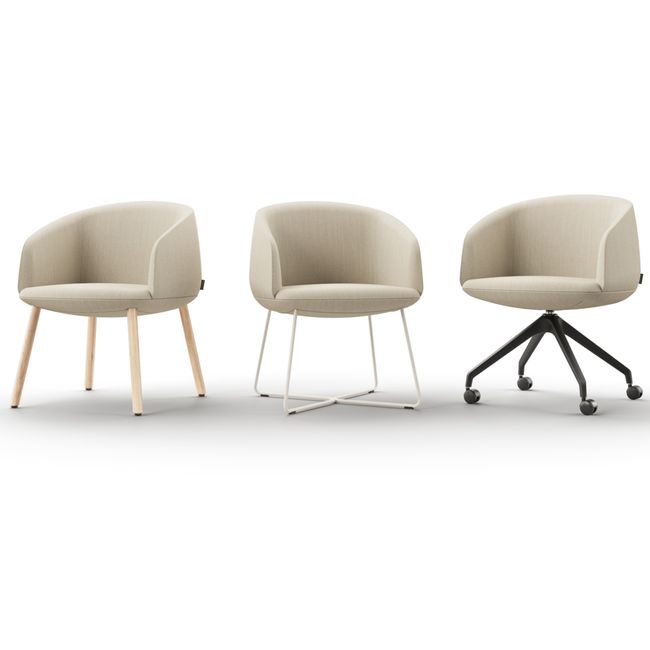 KOPA Konferenzstuhl | Echtholzgestell, über 100 Farben