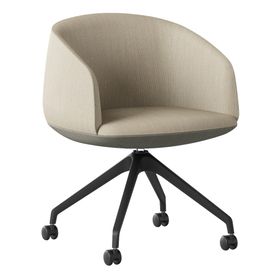 KOPA Konferenzstuhl | Pyramidengestell auf Rollen, über 100 Farben