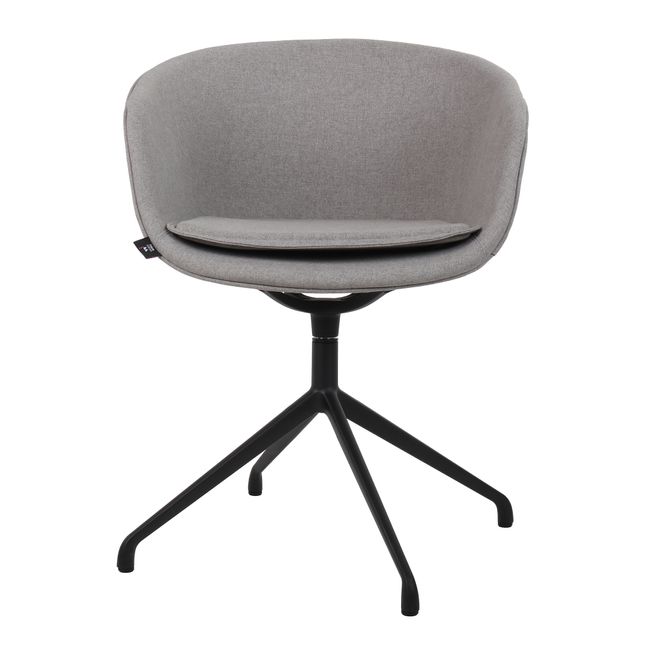 CHARLIE Konferenzstuhl | 4-Fuß-Gestell, drehbar, feste Armlehnen
