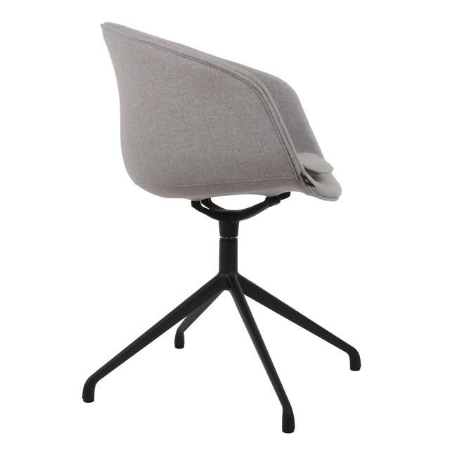 CHARLIE Konferenzstuhl | 4-Fuß-Gestell, drehbar, feste Armlehnen