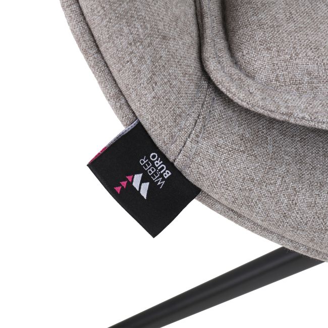 CHARLIE Konferenzstuhl | 4-Fuß-Gestell, drehbar, feste Armlehnen