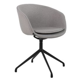 CHARLIE Konferenzstuhl | 4-Fuß-Gestell, drehbar, feste Armlehnen