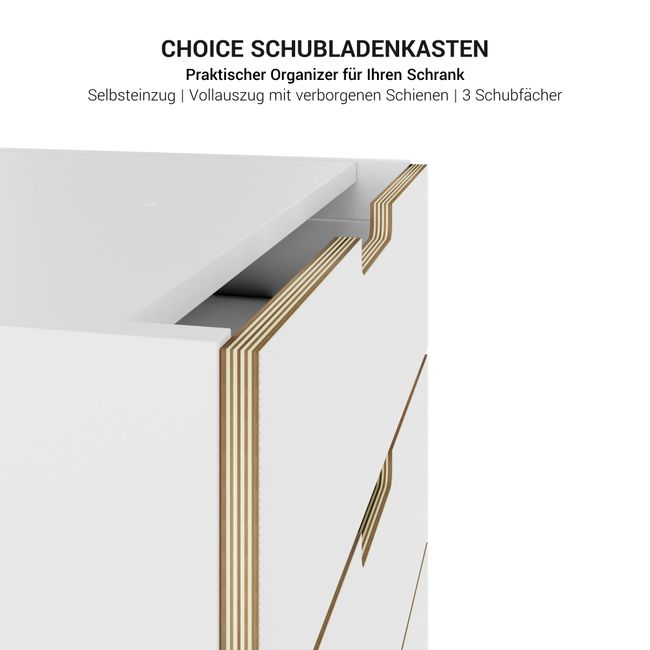 CHOICE Schubladenkasten | 370 x 305 mm, Weiß