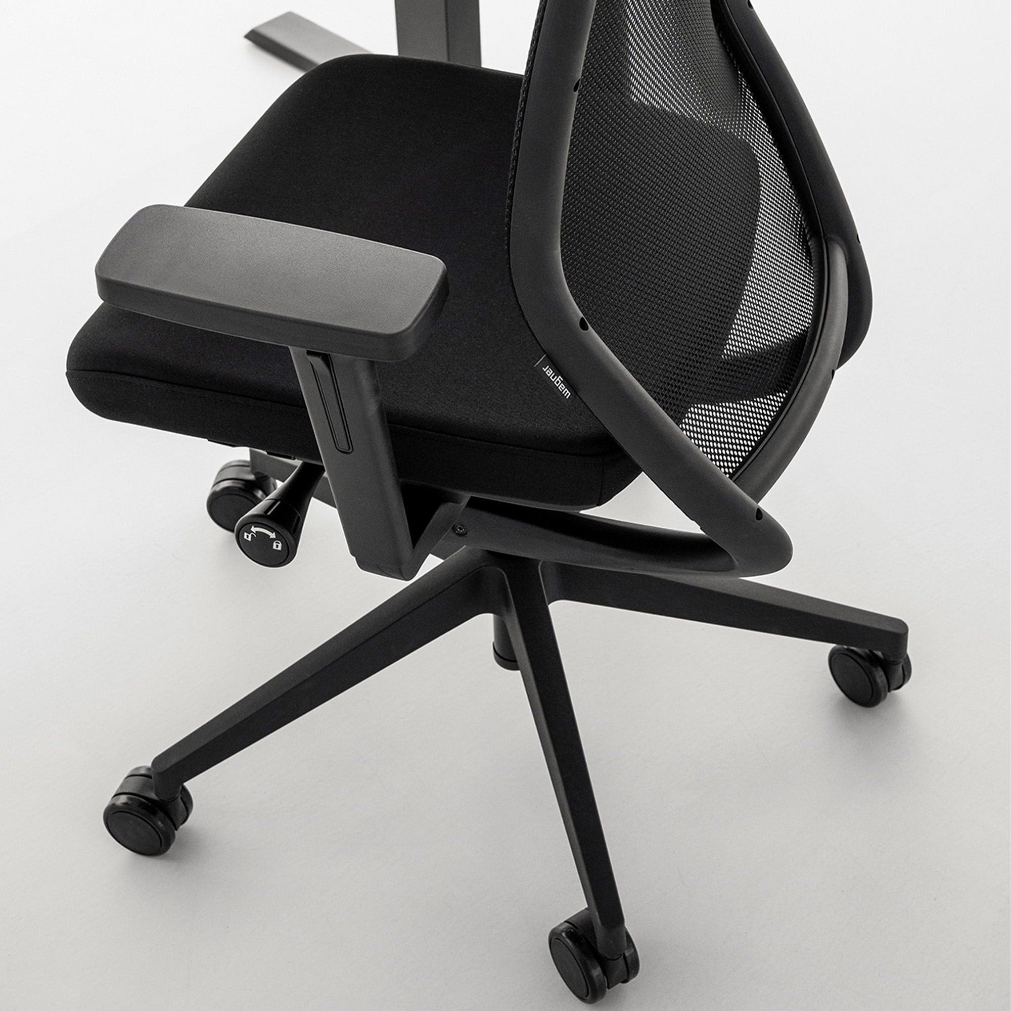 Wagner - TITAN Green Black Edition | 5-Fuß-Gestell, Synchronmechanik, Dondola®-3D-Sitzgelenk - 2 Main Image