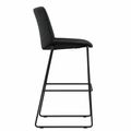 COUNTER FIT Barhocker | Kufengestell, 740 mm Sitzhöhe, Dunkelbraun