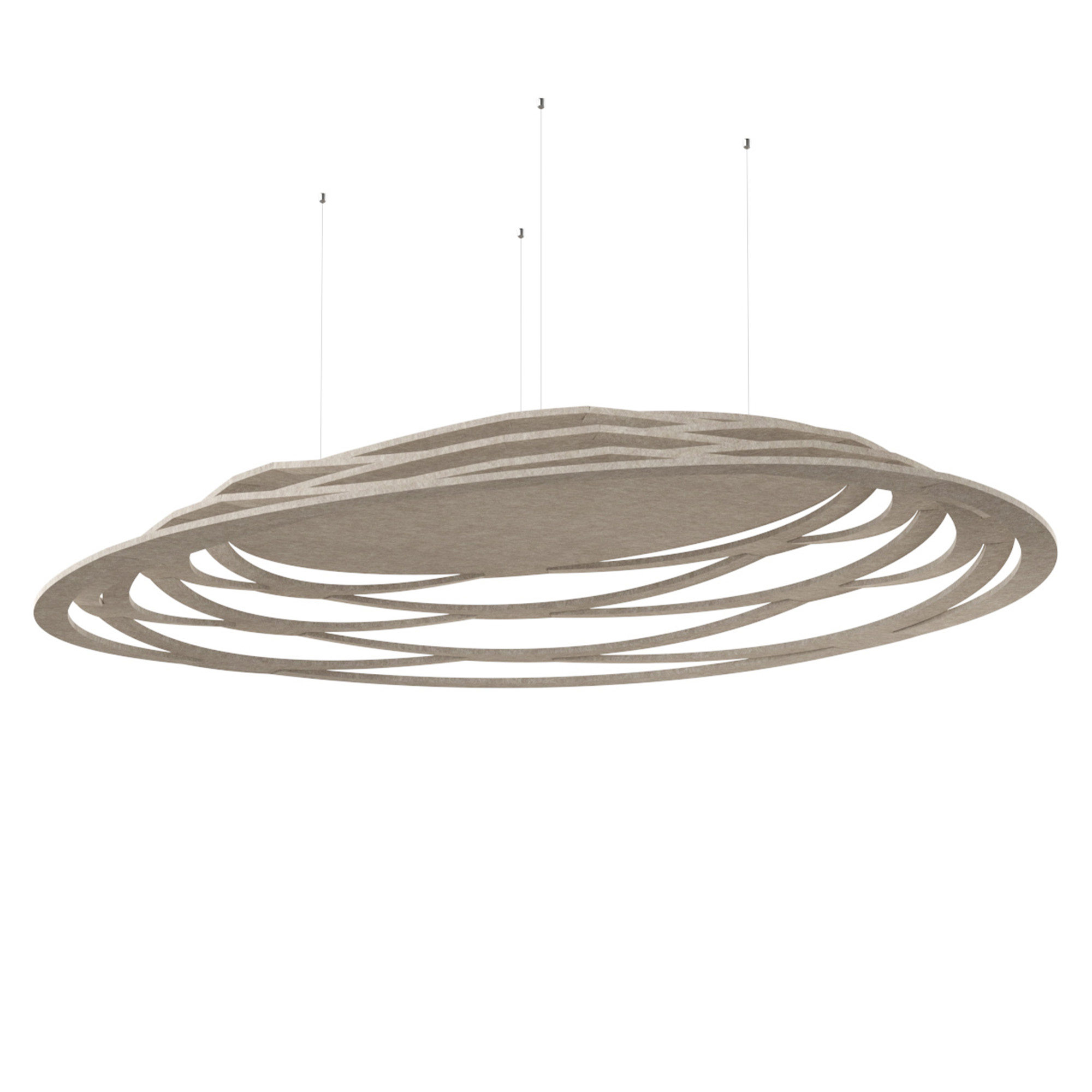 KITE Deckenpaneel oval | 1200 x 1600 mm, über 20 Farben, mehrere Muster - 1 Main Image