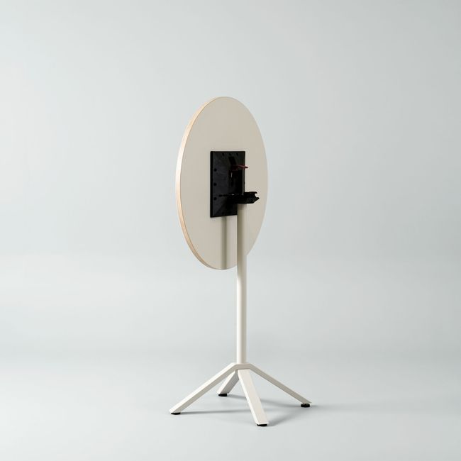 FLIPTOP Bistrotisch | 600-800 mm, klappbar, rund oder rechteckig