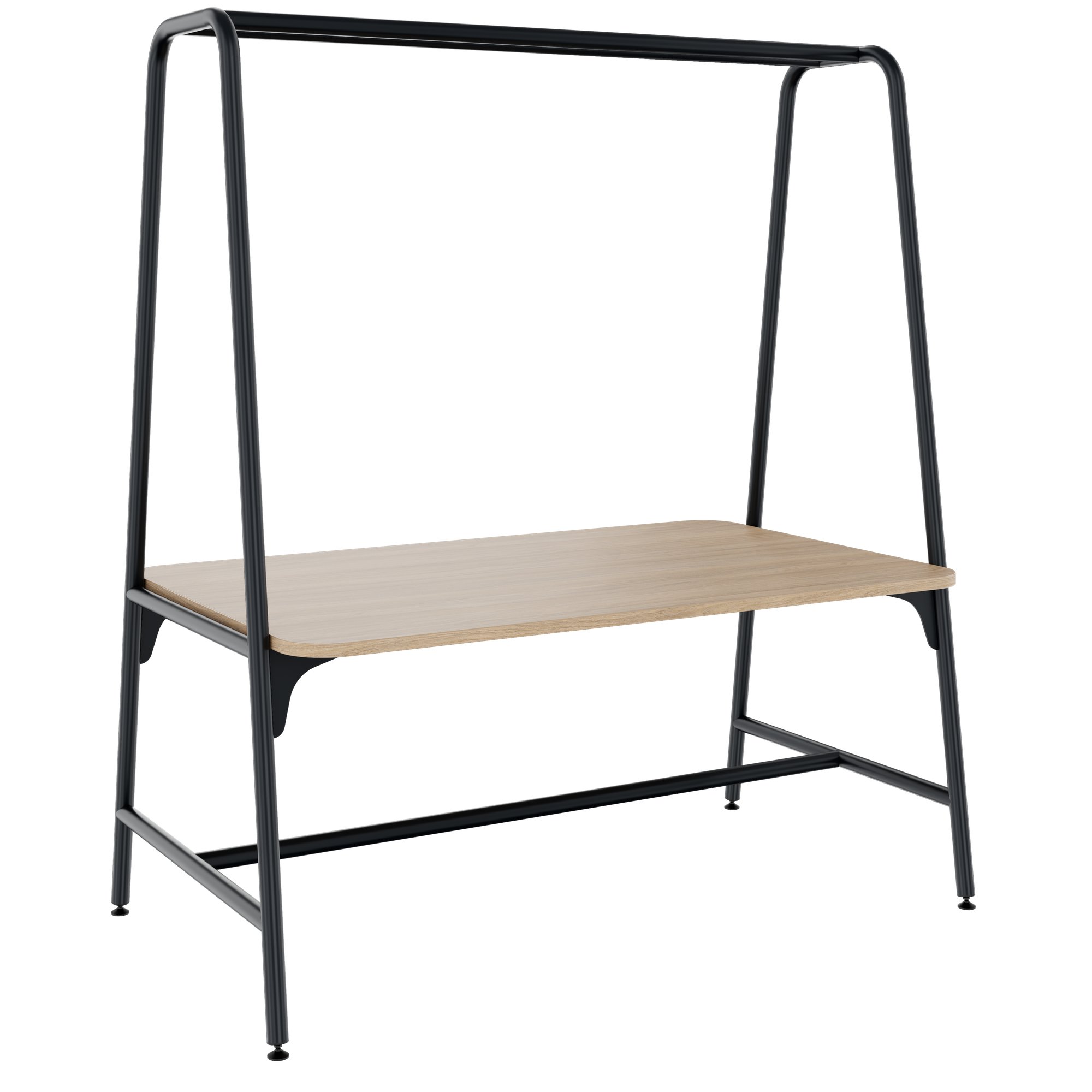 ROUND Multipurpose Tisch | 1600 – 1800 x 740 - 1050 mm, optionales Zubehör - 1 Main Image