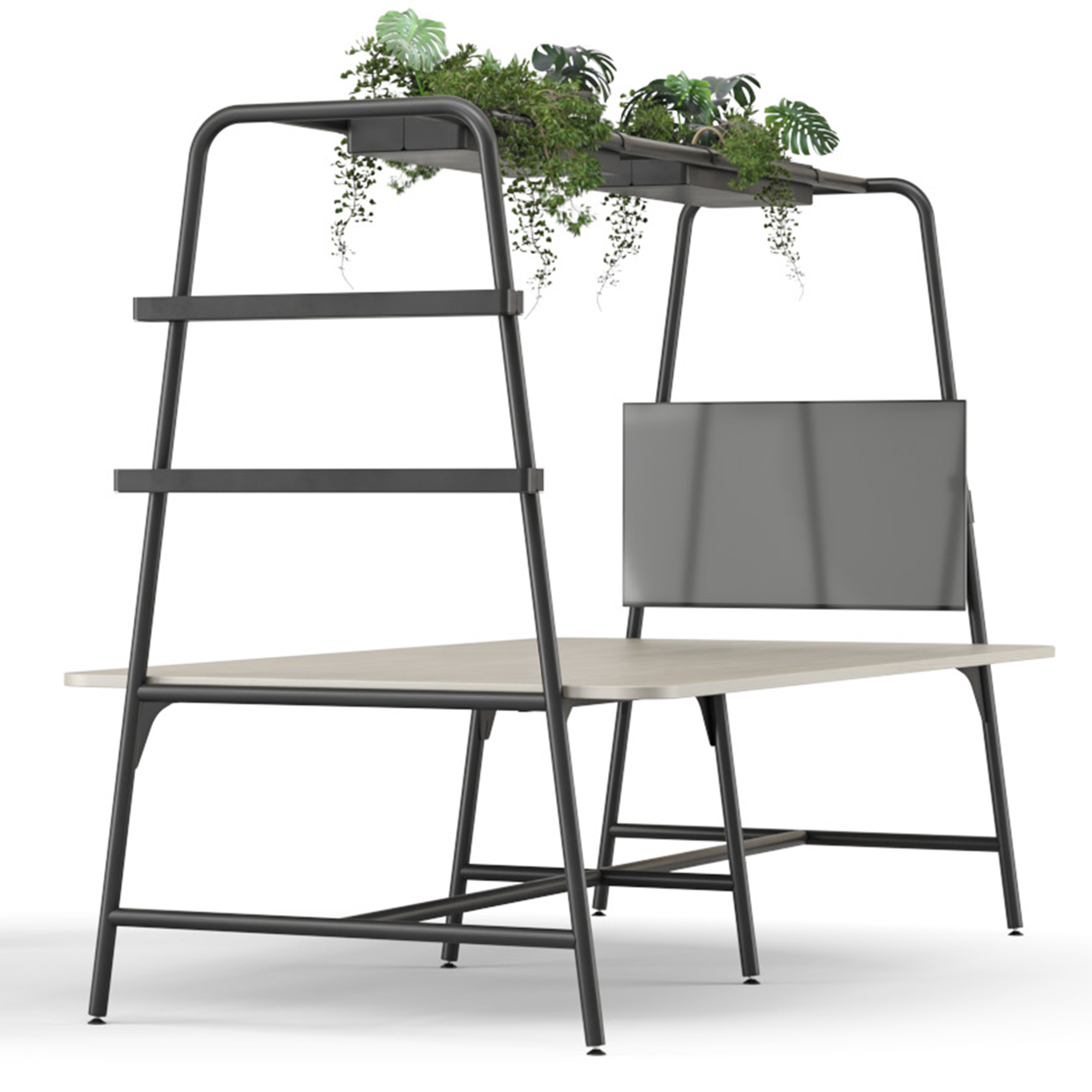 ROUND Multipurpose Tisch | 2400 - 2800  x 740 - 1050 mm, optionales Zubehör - 14 Main Image