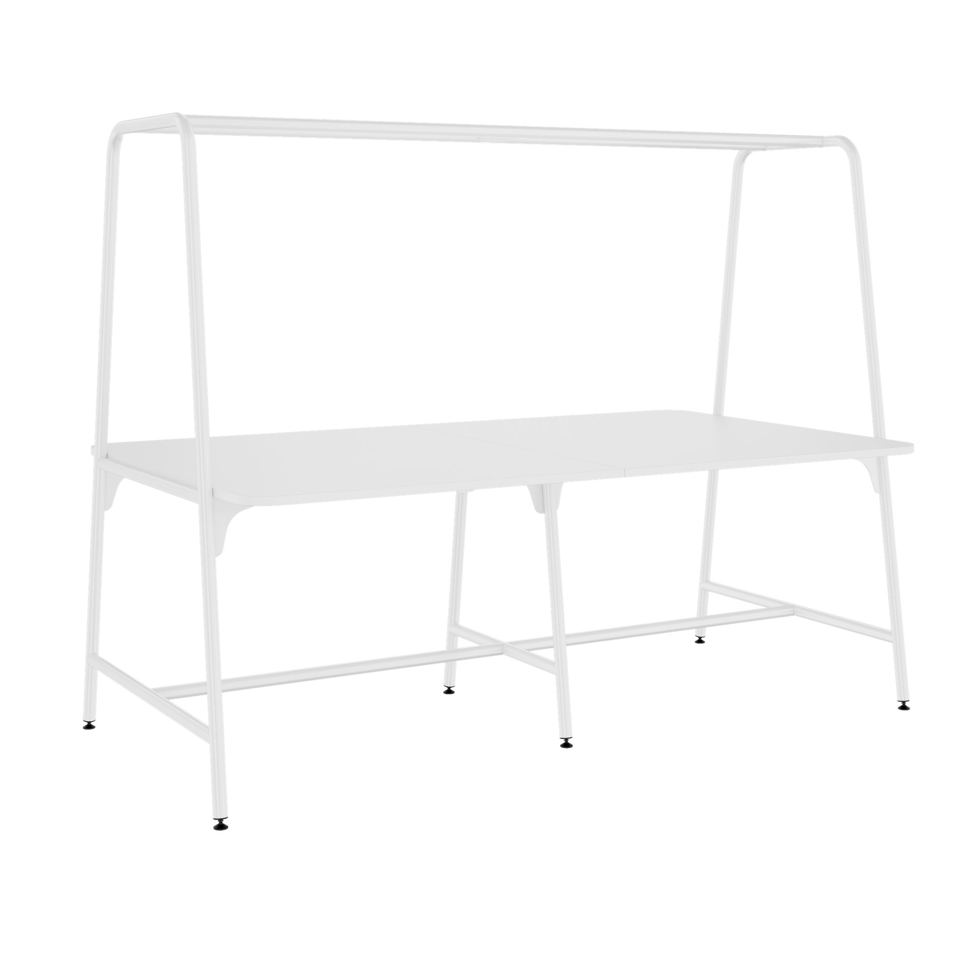 ROUND Multipurpose Tisch | 2400 - 2800  x 740 - 1050 mm, optionales Zubehör - 7 Main Image