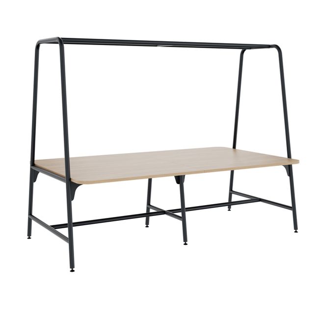 ROUND Multipurpose Tisch | 2400 - 2800  x 740 - 1050 mm, optionales Zubehör