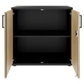 UNI Flügeltürenschrank | 2 OH, 800 x 777 mm, Anthrazit / Wildeiche - 3 Thumbnail Image