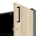 UNI Flügeltürenschrank | 2 OH, 800 x 777 mm, Anthrazit / Wildeiche - 6 Thumbnail Image