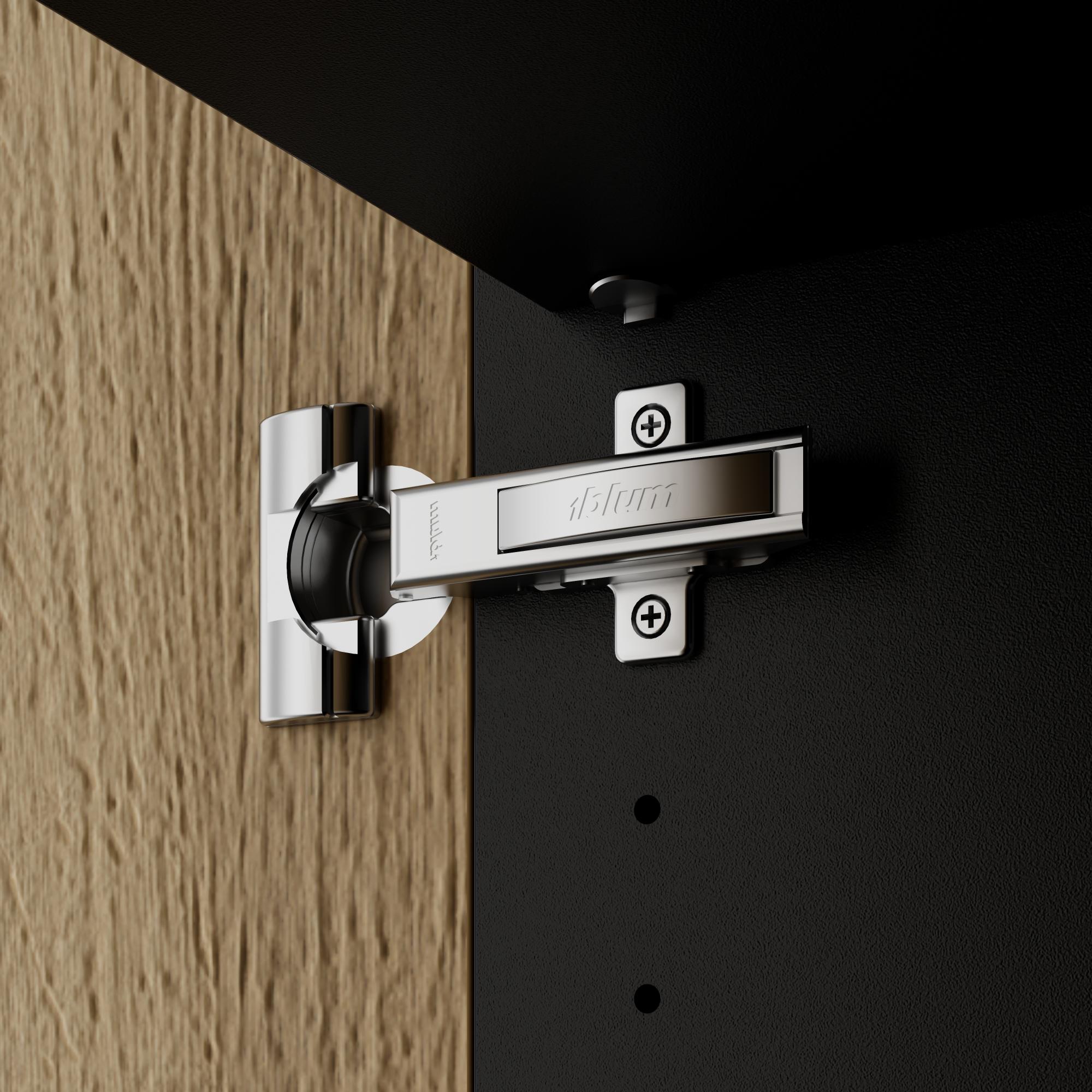 UNI Flügeltürenschrank | 5 OH, 800 x 1897 mm, Anthrazit / Wildeiche - 8 Main Image