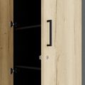 UNI Flügeltürenschrank | 5 OH, 800 x 1897 mm, Anthrazit / Wildeiche - 6 Thumbnail Image