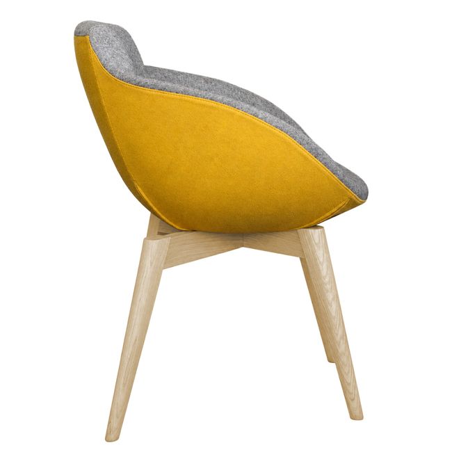 TULA Lounge-Sessel | Massivholz-Gestell, viele Farben