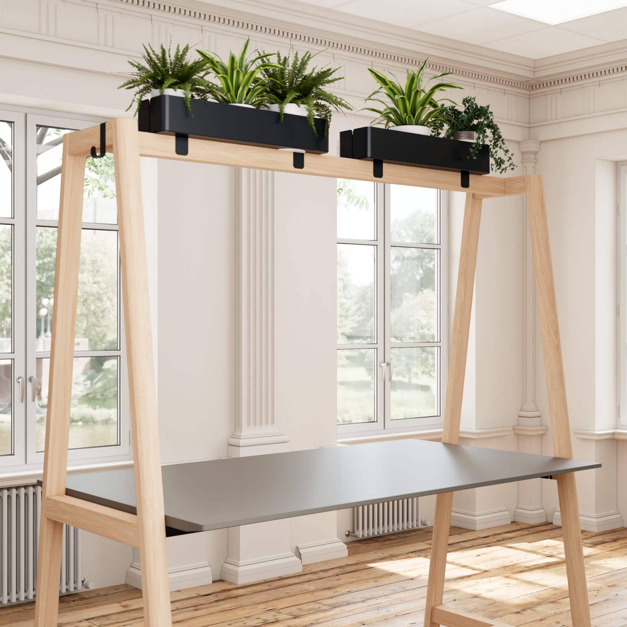 NOVA WOOD Multipurpose Pflanzkasten | 600 x 100 mm - 5 Main Image