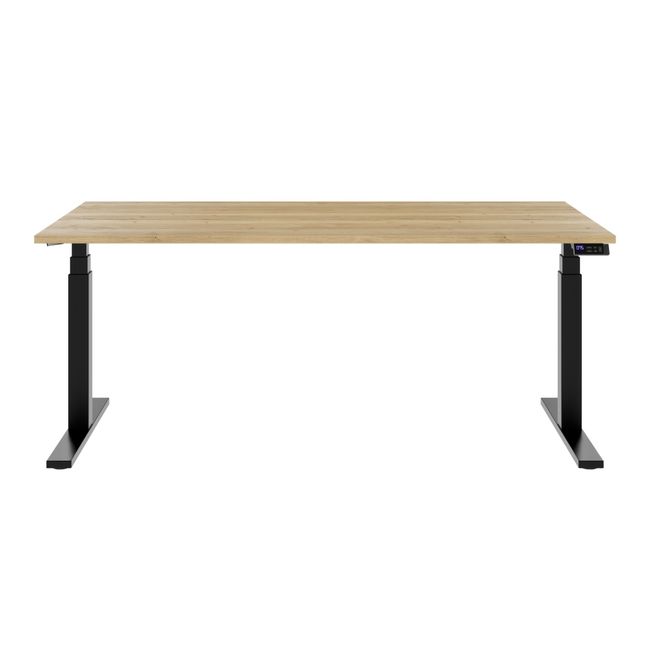 TELDRA Office, 2-Motoren-Schreibtisch | 1600 - 1800 mm, elektrisch höhenverstellbar, Wildeiche
